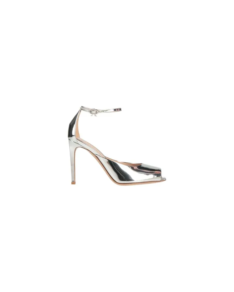 Gianvito Rossi SCHUHE - Sandalenauf YOOX.COM Silber