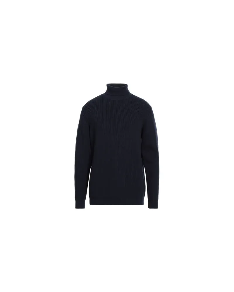 People of Shibuya STRICKWAREN - Rollkragenpulloverauf YOOX.COM Marineblau