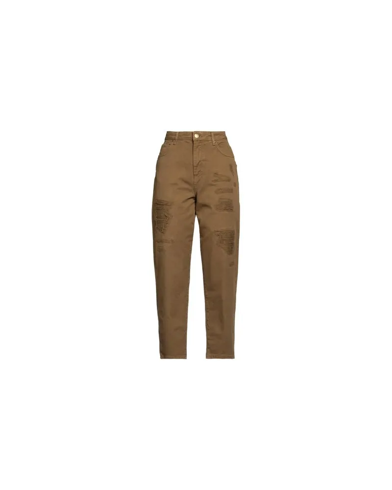 Pinko HOSEN & RÖCKE - Jeanshosenauf YOOX.COM Khaki