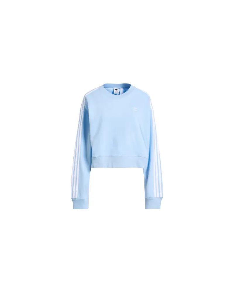 adidas TOPS - Sweatshirtsauf YOOX.COM Himmelblau