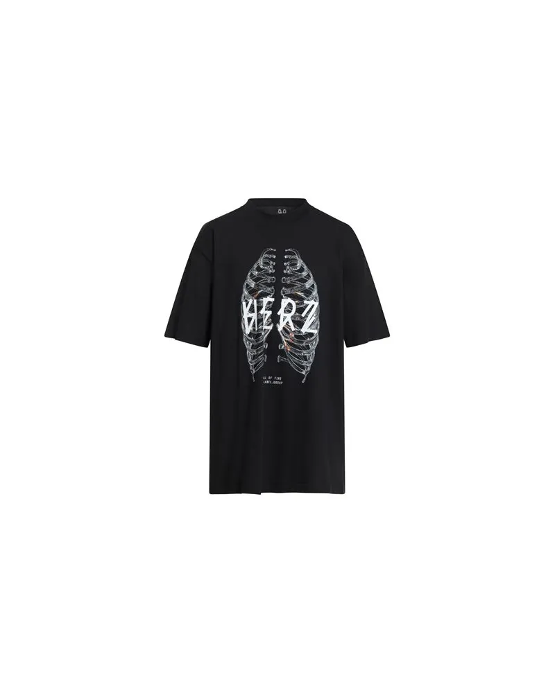44 LABEL GROUP TOPS - T-shirtsauf YOOX.COM Schwarz