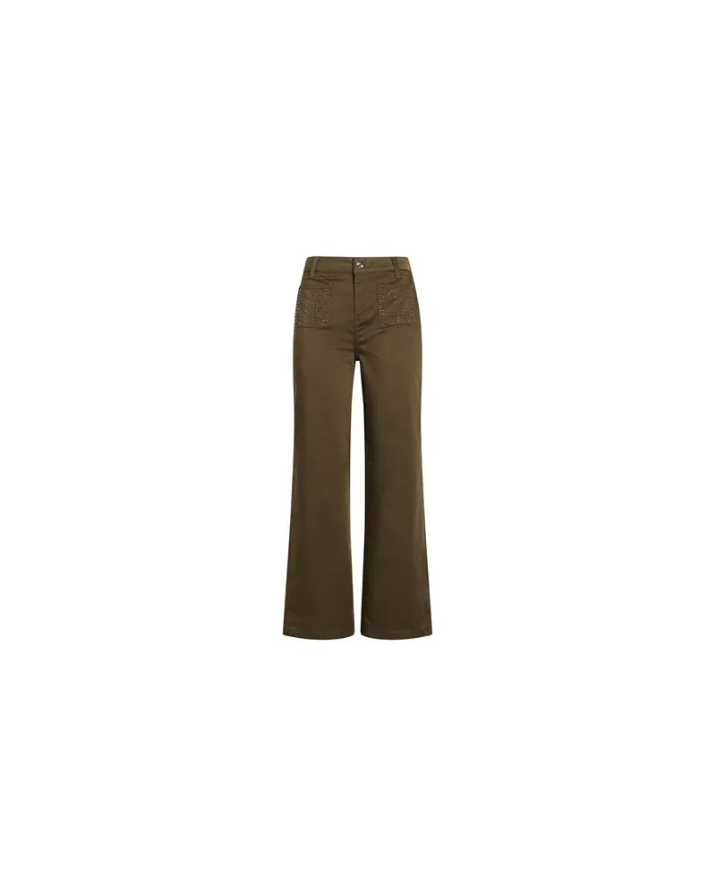 Liu Jo HOSEN & RÖCKE - Hosenauf YOOX.COM Militärgrün
