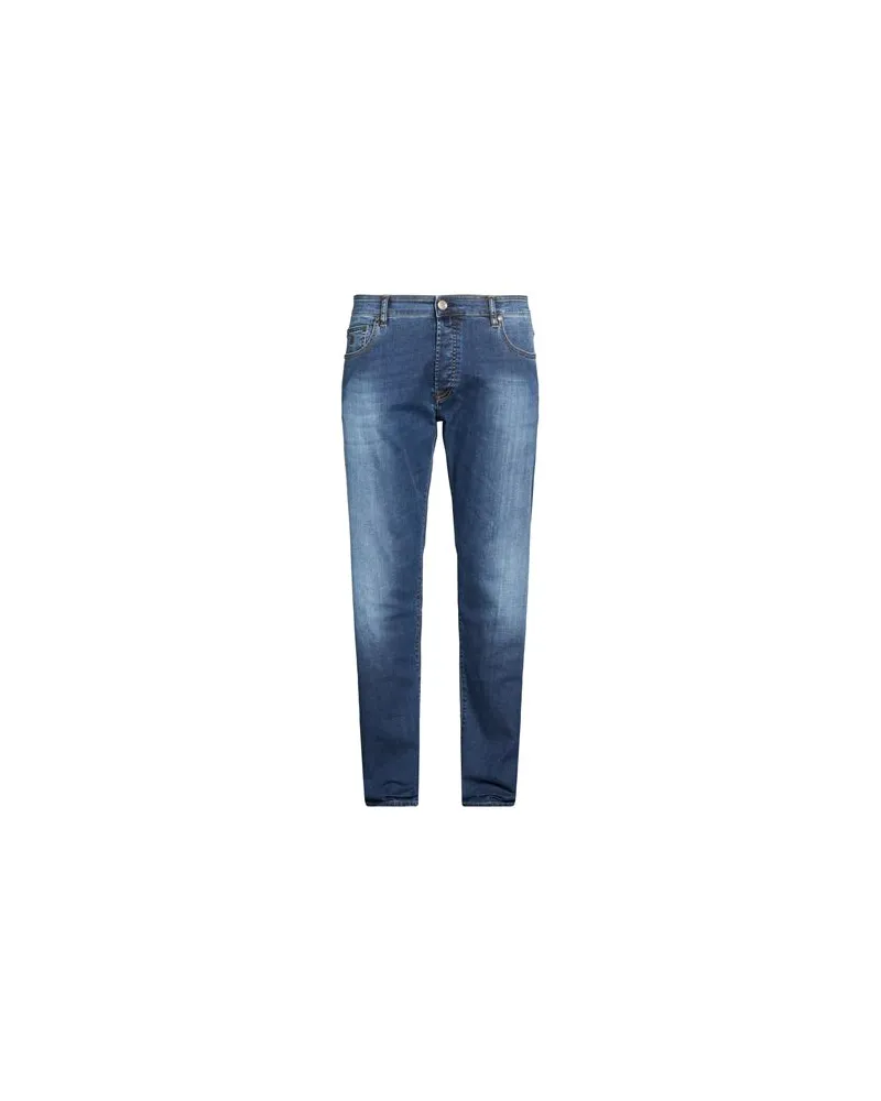 MOORER HOSEN & RÖCKE - Jeanshosenauf YOOX.COM Blau