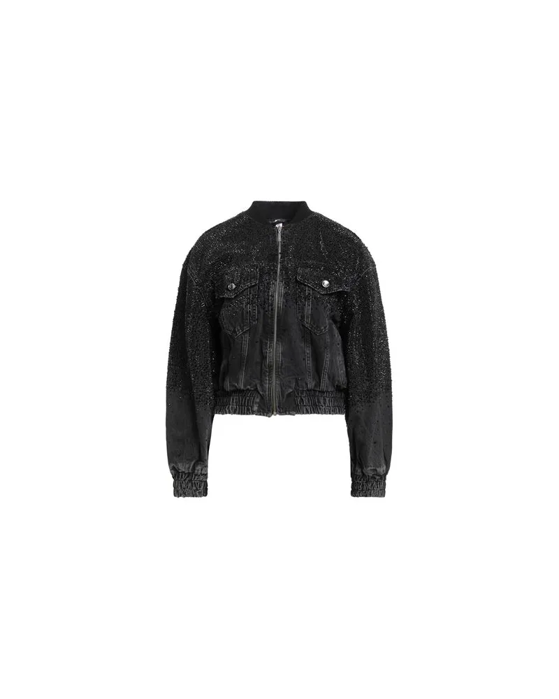 Liu Jo BETTER DENIM - JACKEN & MÄNTEL - Jeansjacken/Mäntelauf YOOX.COM Schwarz