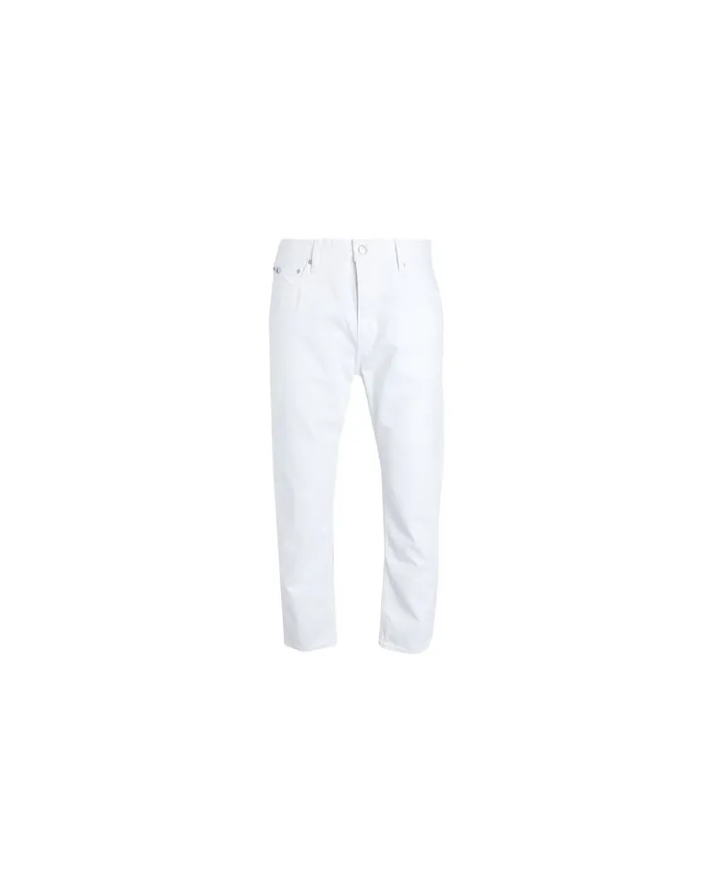 Calvin Klein HOSEN & RÖCKE - Jeanshosenauf YOOX.COM Weiß