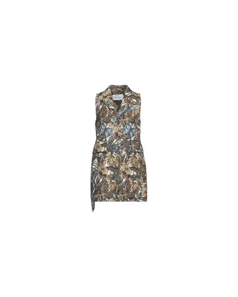 Ferragamo KLEIDER - Mini-Kleiderauf YOOX.COM Khaki