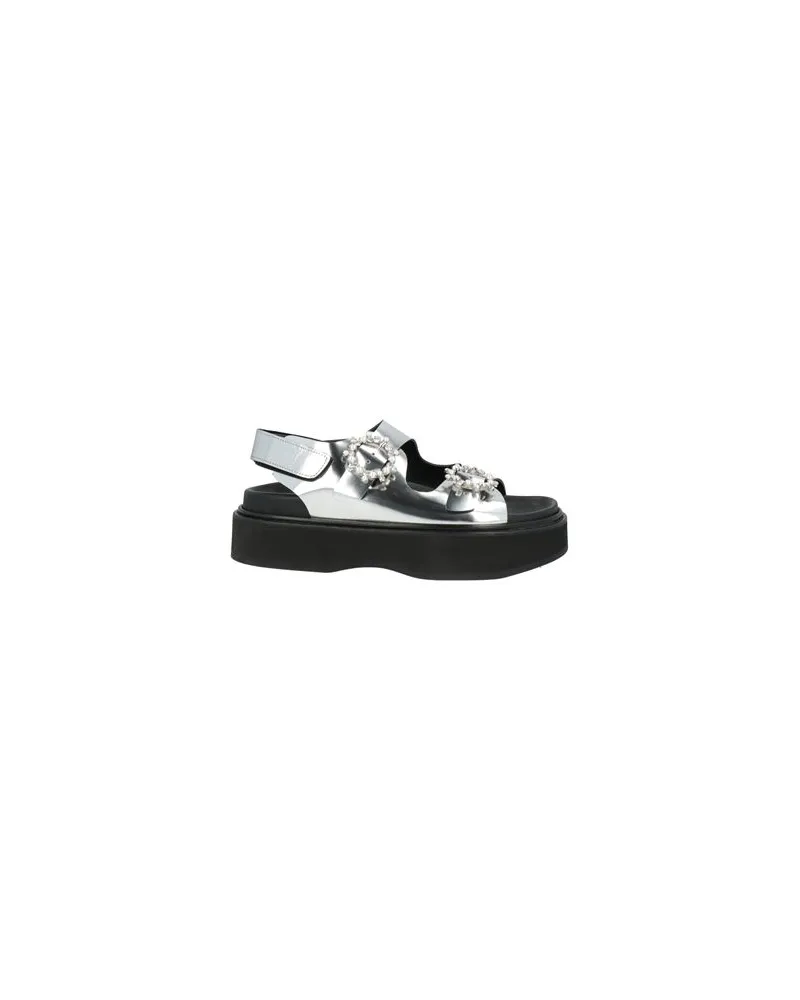 Simone Rocha SCHUHE - Sandalenauf YOOX.COM Silber