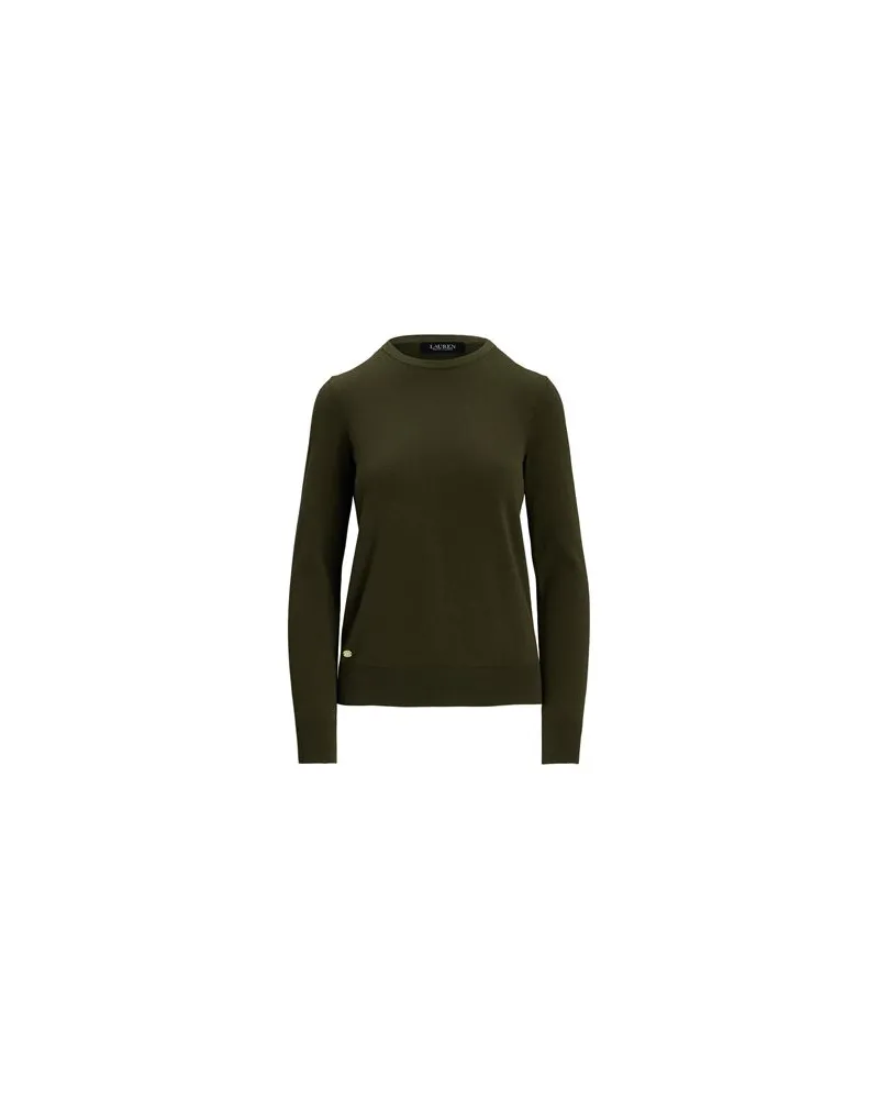 Ralph Lauren Cotton-Blend Sweater  - STRICKWAREN - Pulloverauf YOOX.COM Militärgrün
