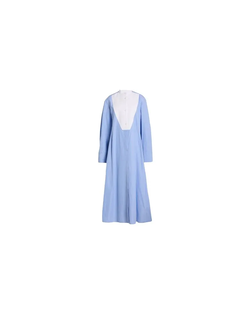 Jil Sander KLEIDER - Maxi-Kleiderauf YOOX.COM Himmelblau