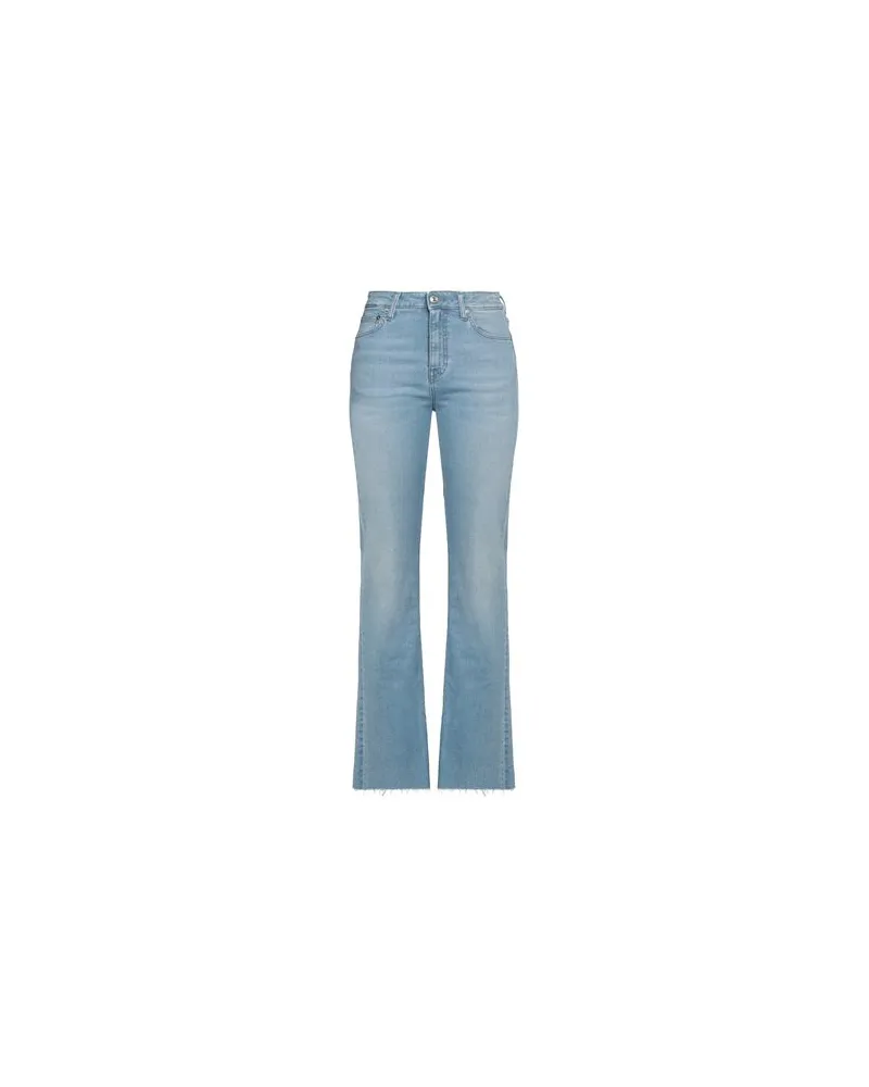 Roy Roger's HOSEN & RÖCKE - Jeanshosenauf YOOX.COM Blau