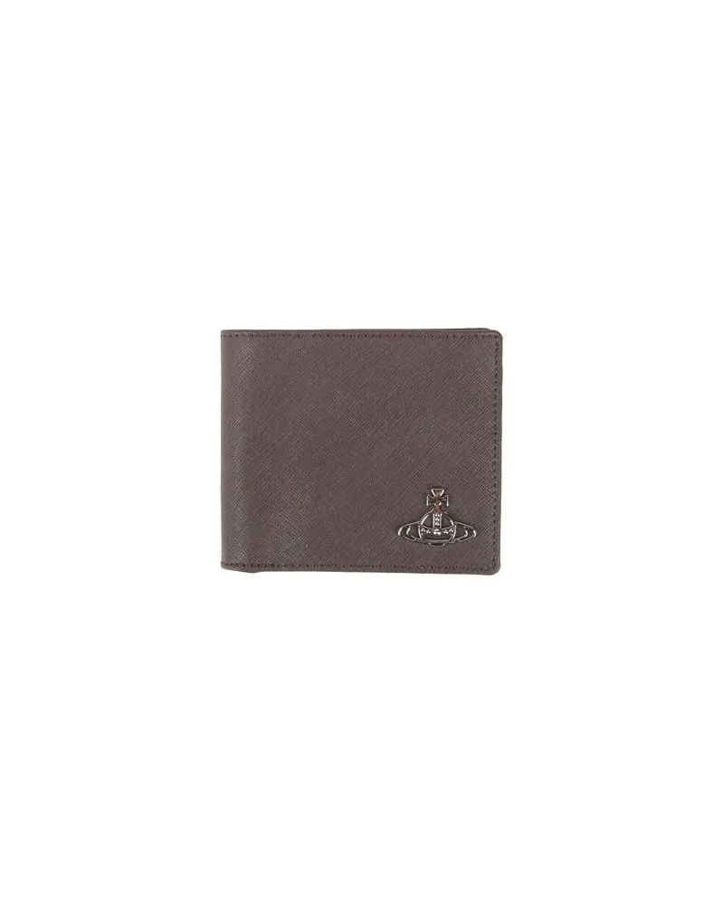 Vivienne Westwood Kleinlederwaren - Brieftaschenauf YOOX.COM Dunkelbraun
