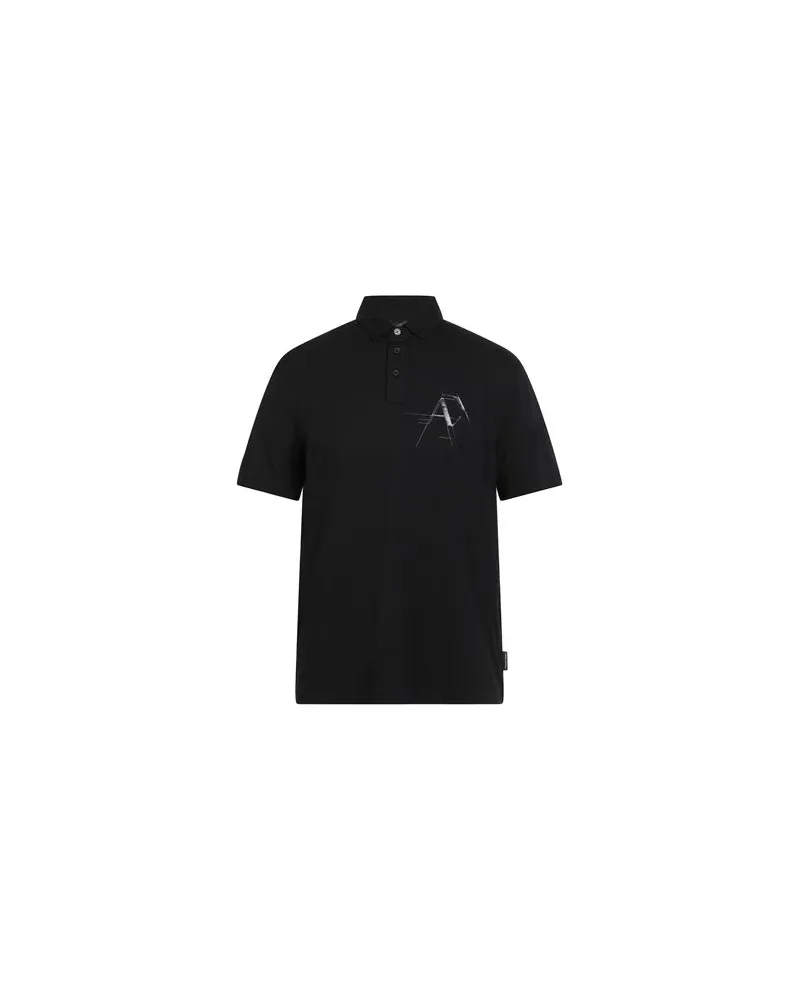 Armani Exchange TOPS - Poloshirtsauf YOOX.COM Schwarz