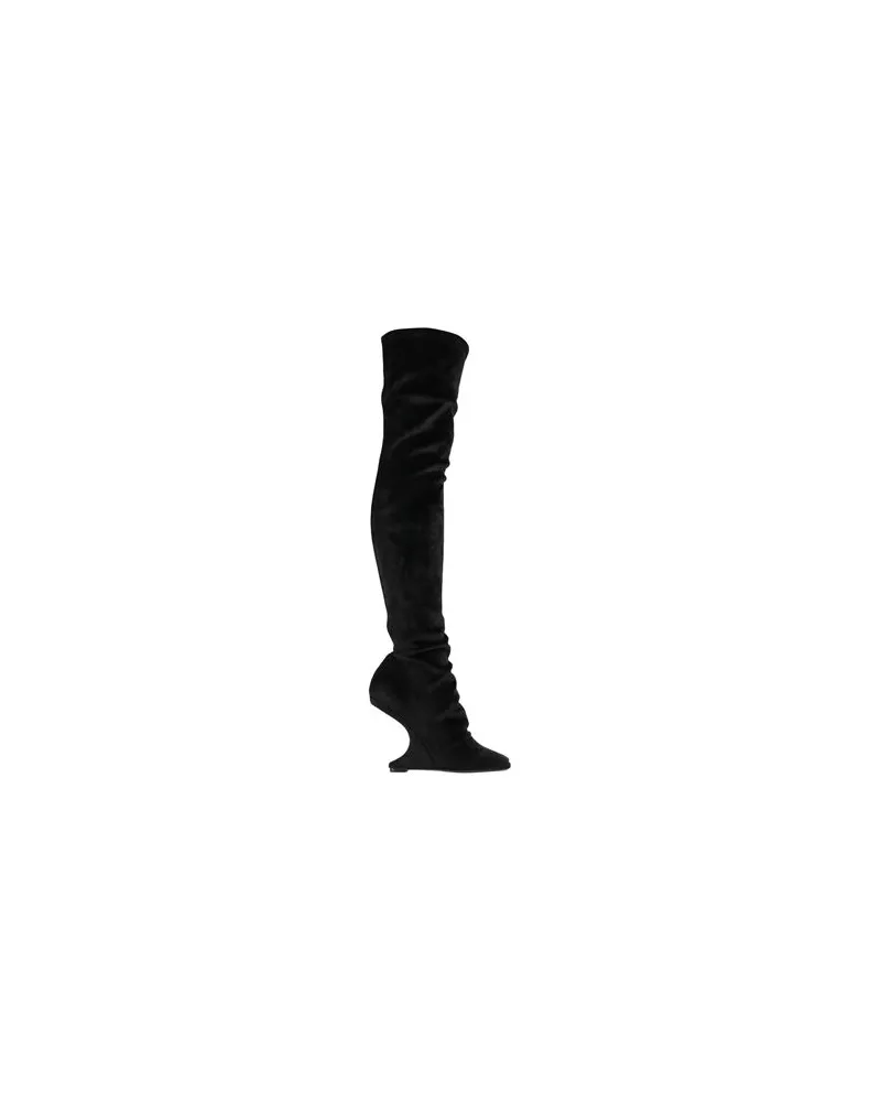 Rick Owens SCHUHE - Stiefelauf YOOX.COM Schwarz