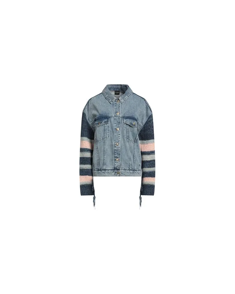 My Twin Twinset JACKEN & MÄNTEL - Jeansjacken/Mäntelauf YOOX.COM Blau