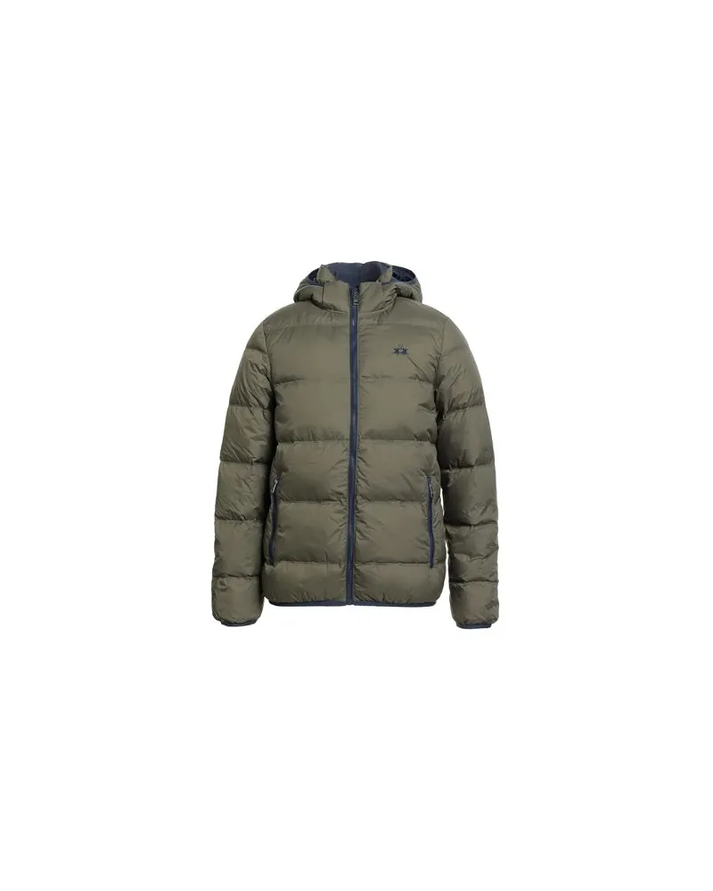 La Martina JACKEN & MÄNTEL - Pufferjacken & Daunenjackenauf YOOX.COM Militärgrün