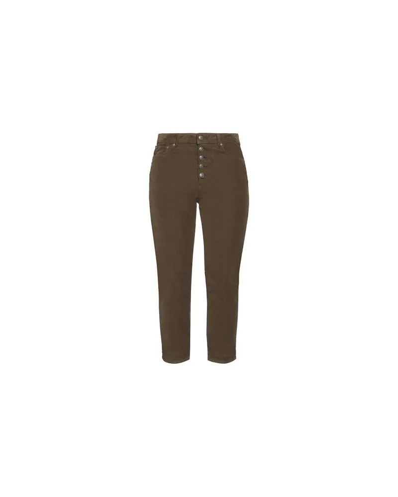Dondup HOSEN & RÖCKE - Hosenauf YOOX.COM Militärgrün