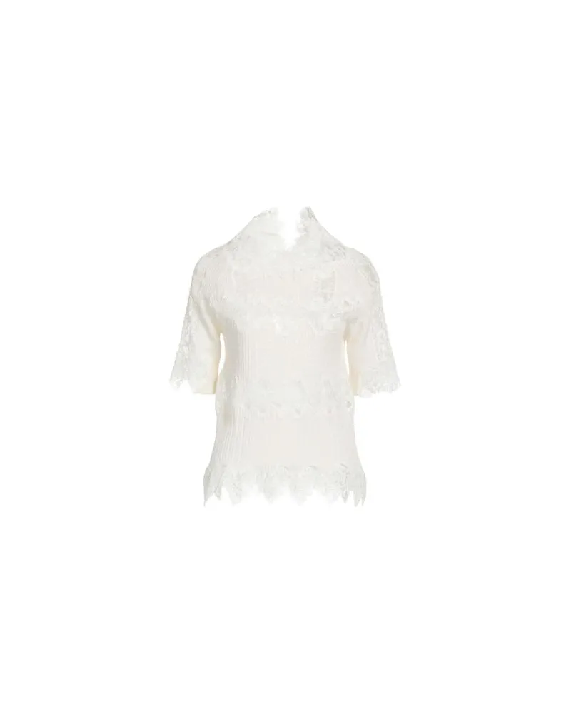 Ermanno Scervino STRICKWAREN - Rollkragenpulloverauf YOOX.COM Weiß