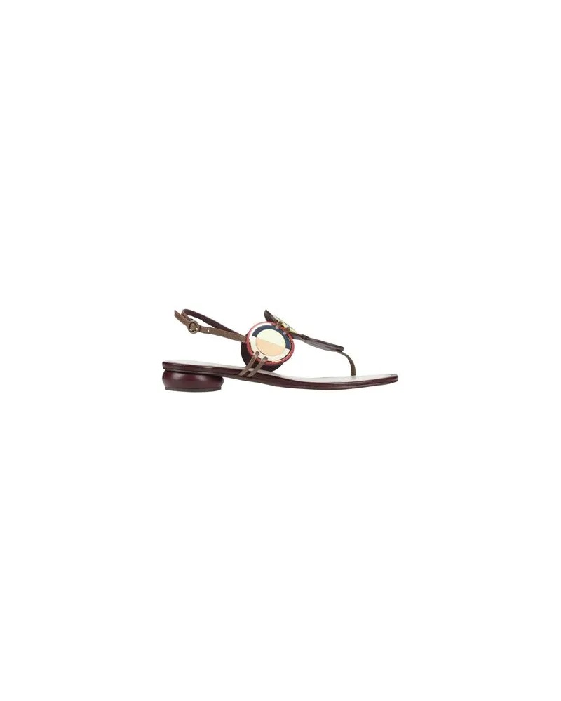 Tory Burch SCHUHE - Zehentrennerauf YOOX.COM Bordeaux