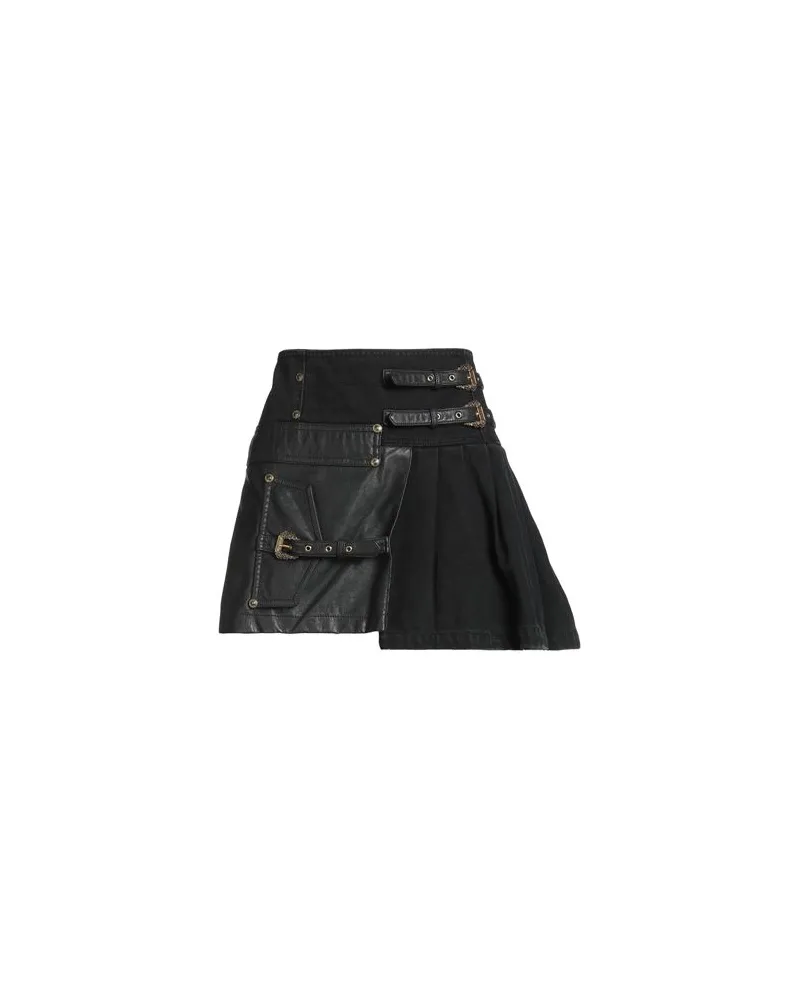 Versace Jeans HOSEN & RÖCKE - Jeansröckeauf YOOX.COM Schwarz