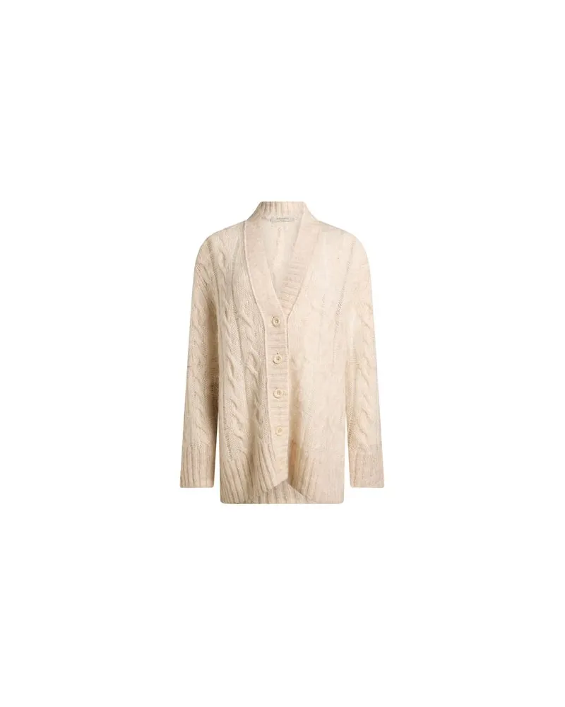 AllSaints STRICKWAREN - Strickjackenauf YOOX.COM Elfenbein