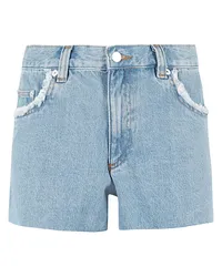 A.P.C. Jeansshorts Blau