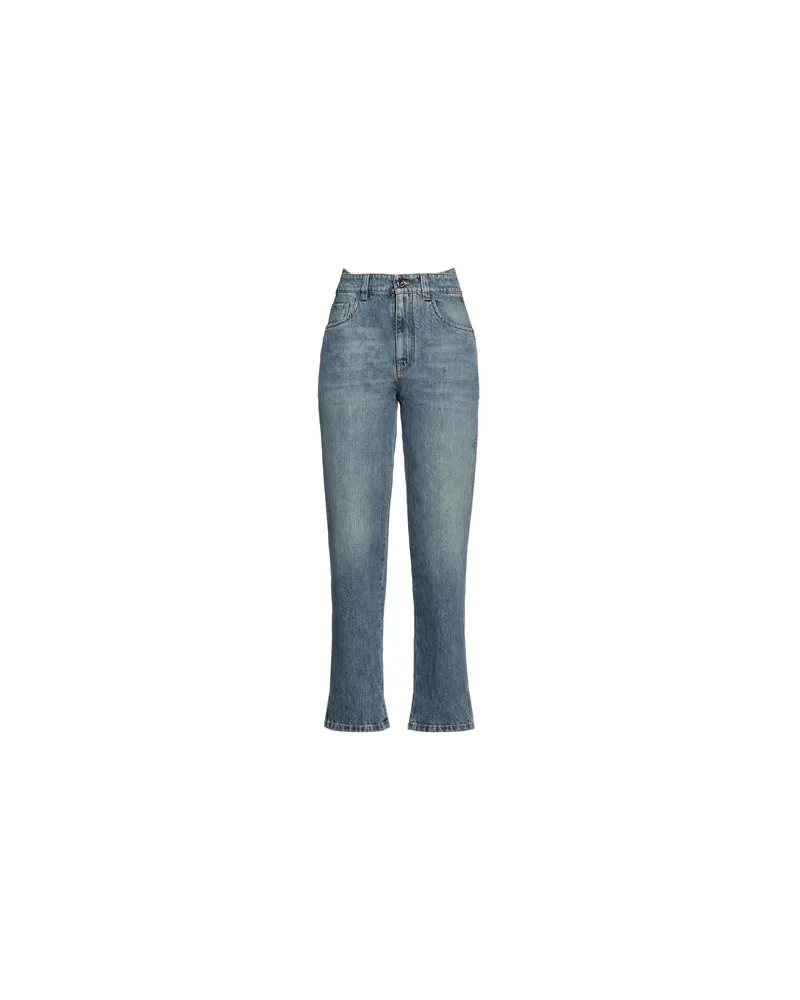 Brunello Cucinelli HOSEN & RÖCKE - Jeanshosenauf YOOX.COM Blau