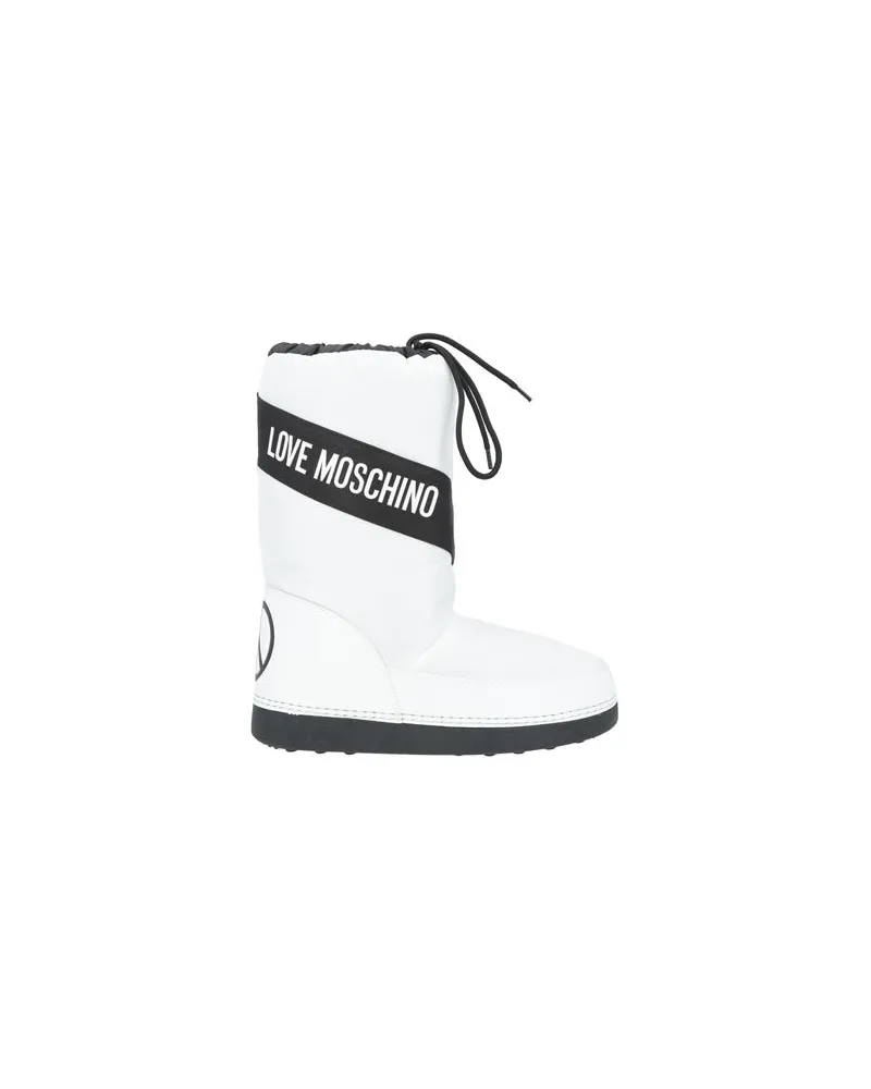 Moschino SCHUHE - Stiefelauf YOOX.COM Weiß