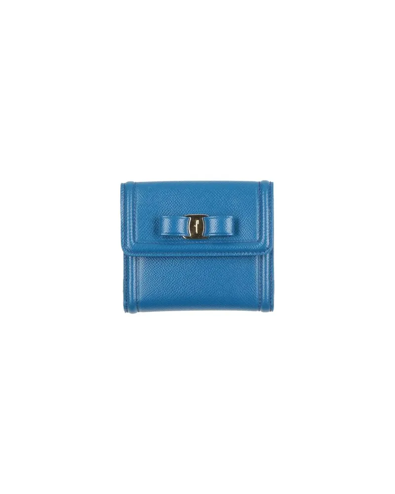 Ferragamo 008  - Kleinlederwaren - Brieftaschenauf YOOX.COM Blau