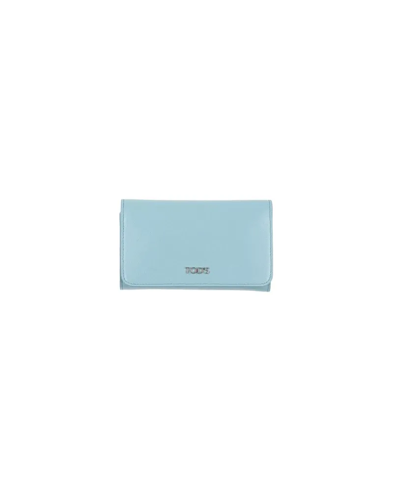 TOD'S Kleinlederwaren - Brieftaschenauf YOOX.COM Himmelblau