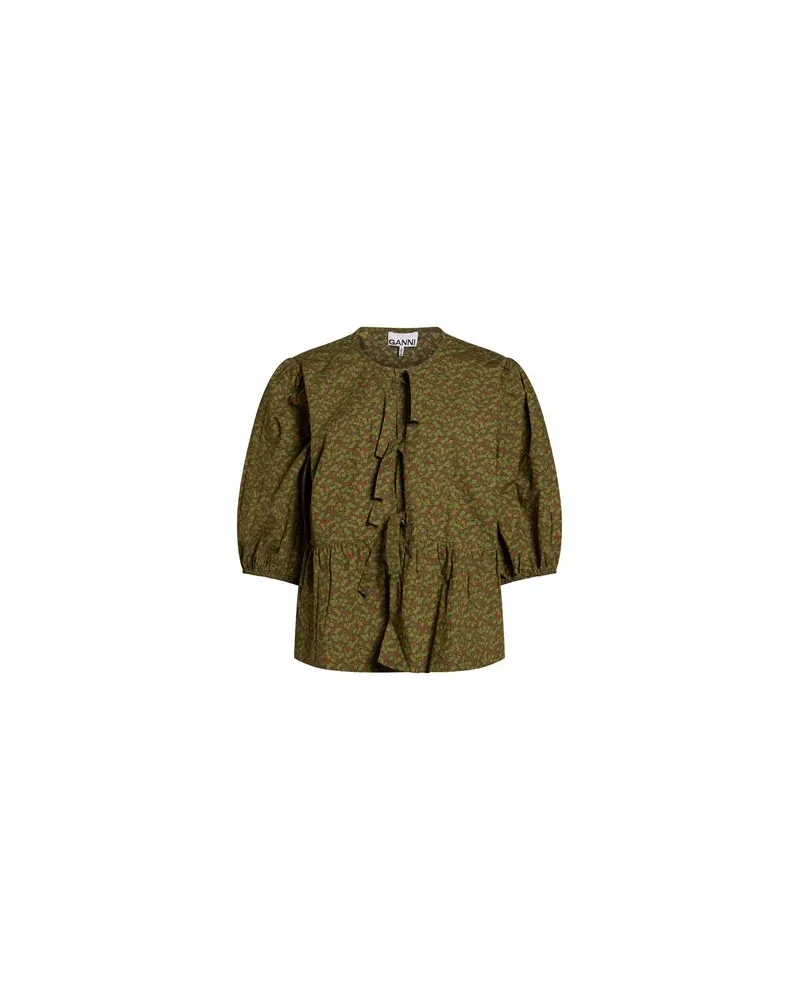 Ganni TOPS - Hemdenauf YOOX.COM Militärgrün