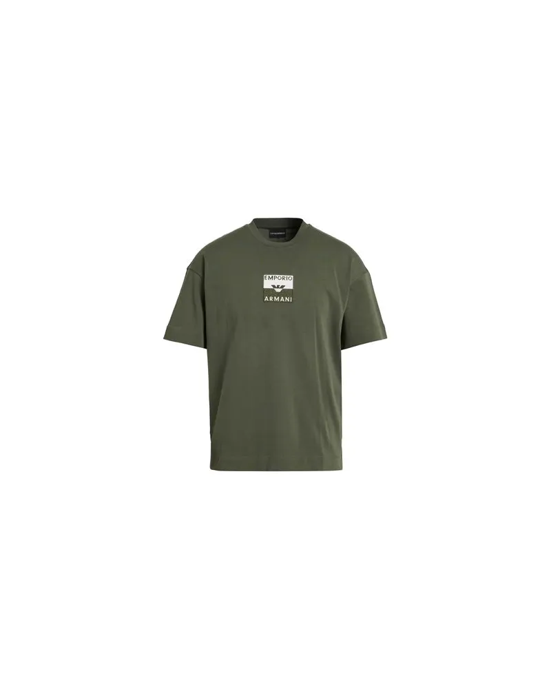 Emporio Armani TOPS - T-shirtsauf YOOX.COM Militärgrün