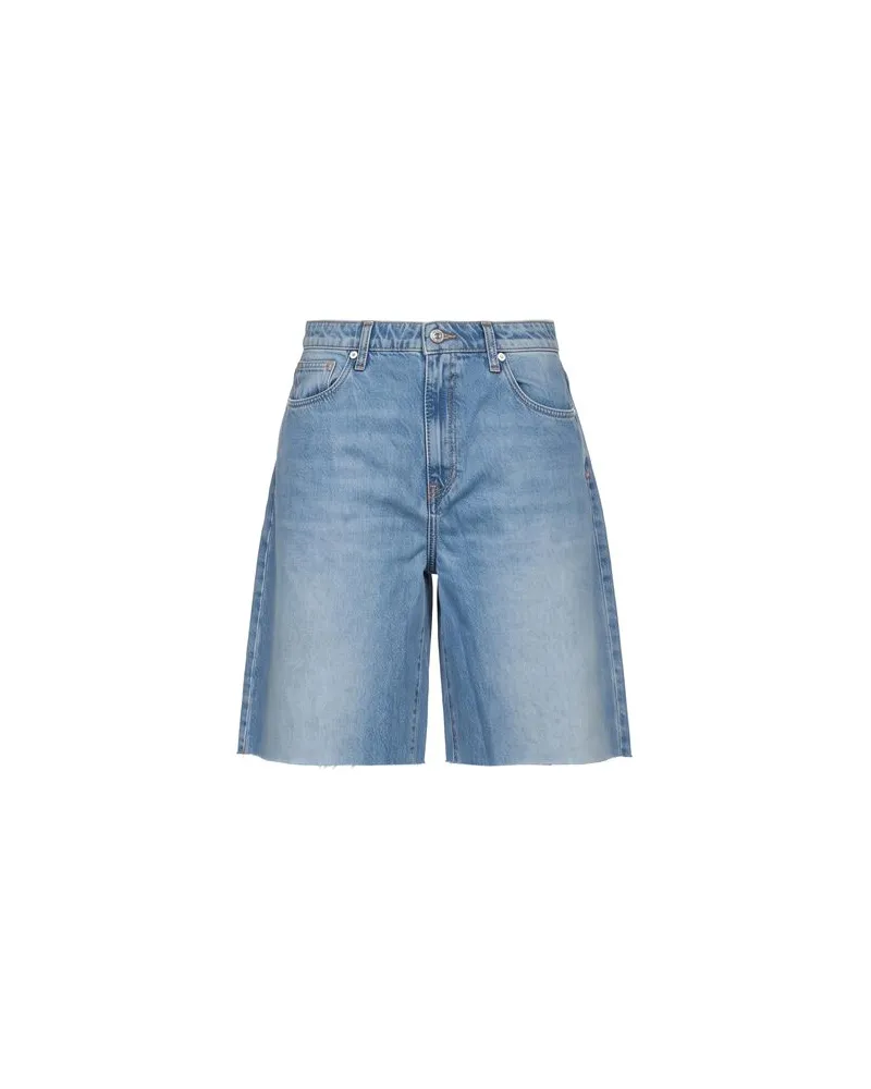 VICOLO HOSEN & RÖCKE - Jeansshortsauf YOOX.COM Blau