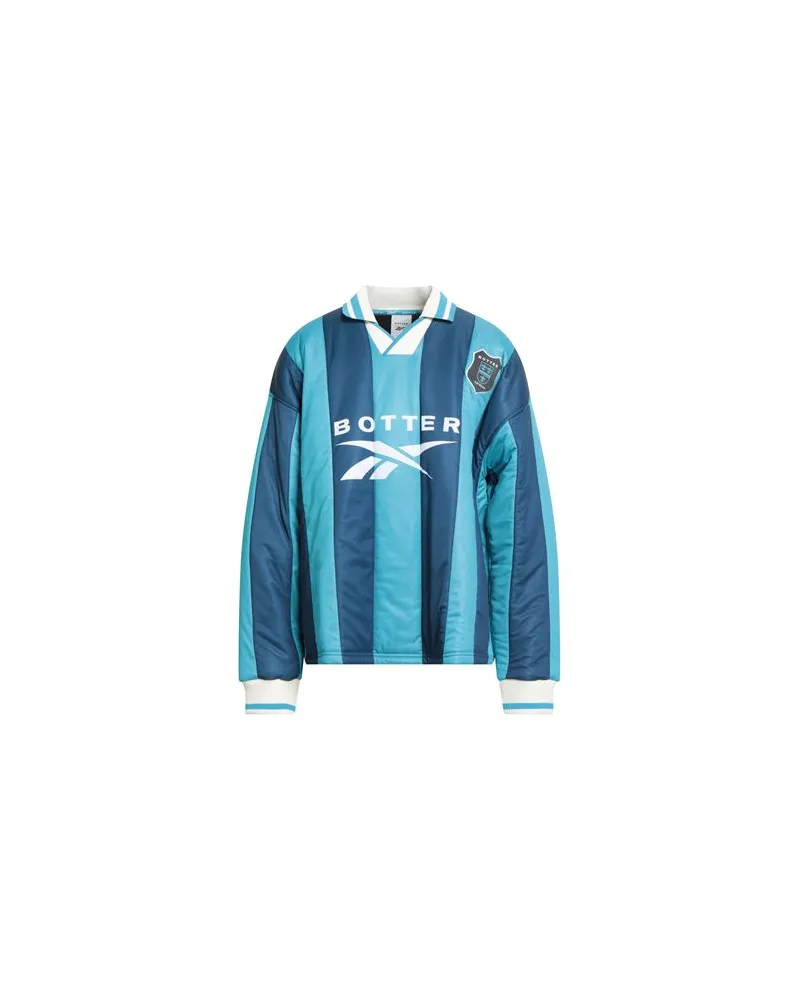 Reebok BOTTER X  - TOPS - Poloshirtsauf YOOX.COM Azurblau