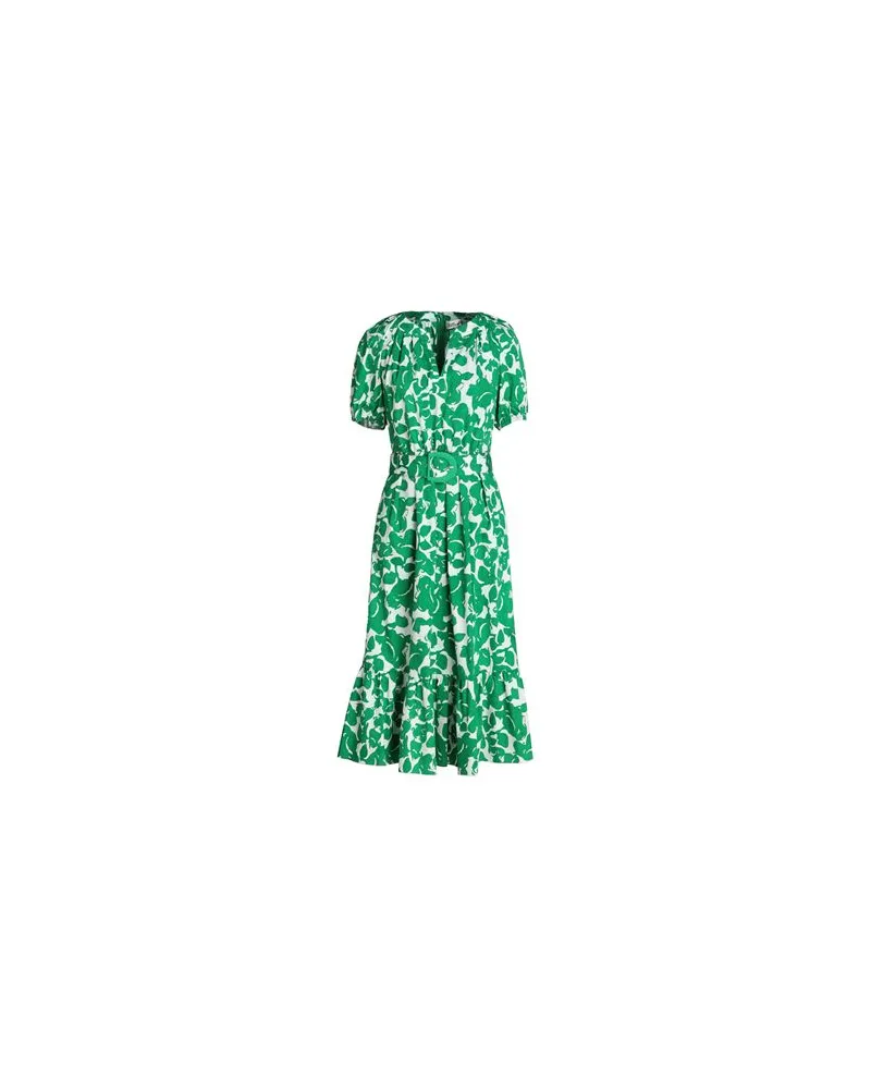 Diane von Furstenberg KLEIDER - Midi-Kleiderauf YOOX.COM Grün