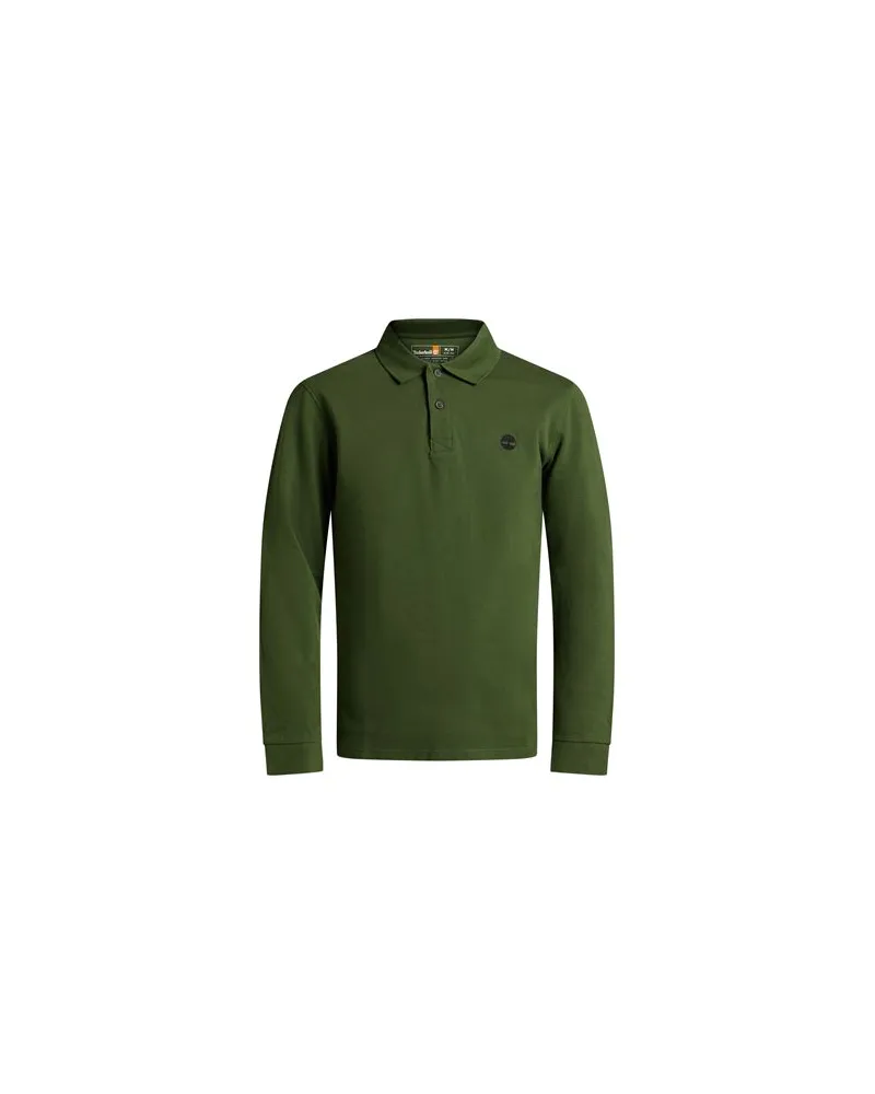 Timberland TOPS - Poloshirtsauf YOOX.COM Militärgrün