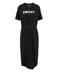 DKNY Midi-Kleid Schwarz