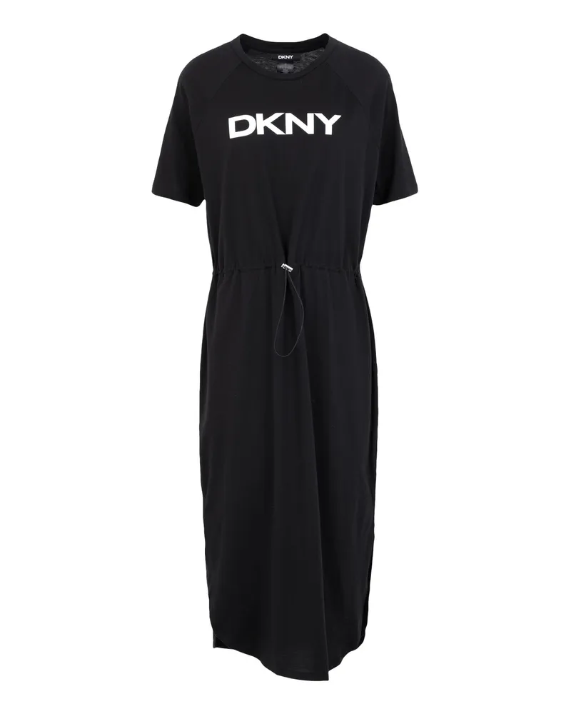 DKNY Midi-Kleid Schwarz