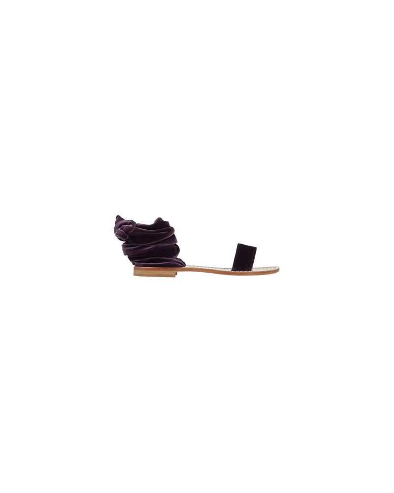 Semicouture SCHUHE - Sandalenauf YOOX.COM Dunkelviolett