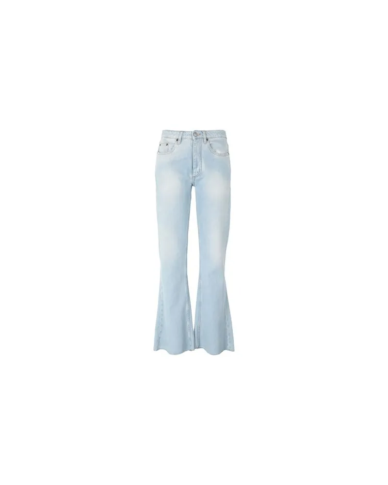 Maison Margiela HOSEN & RÖCKE - Jeanshosenauf YOOX.COM Blau