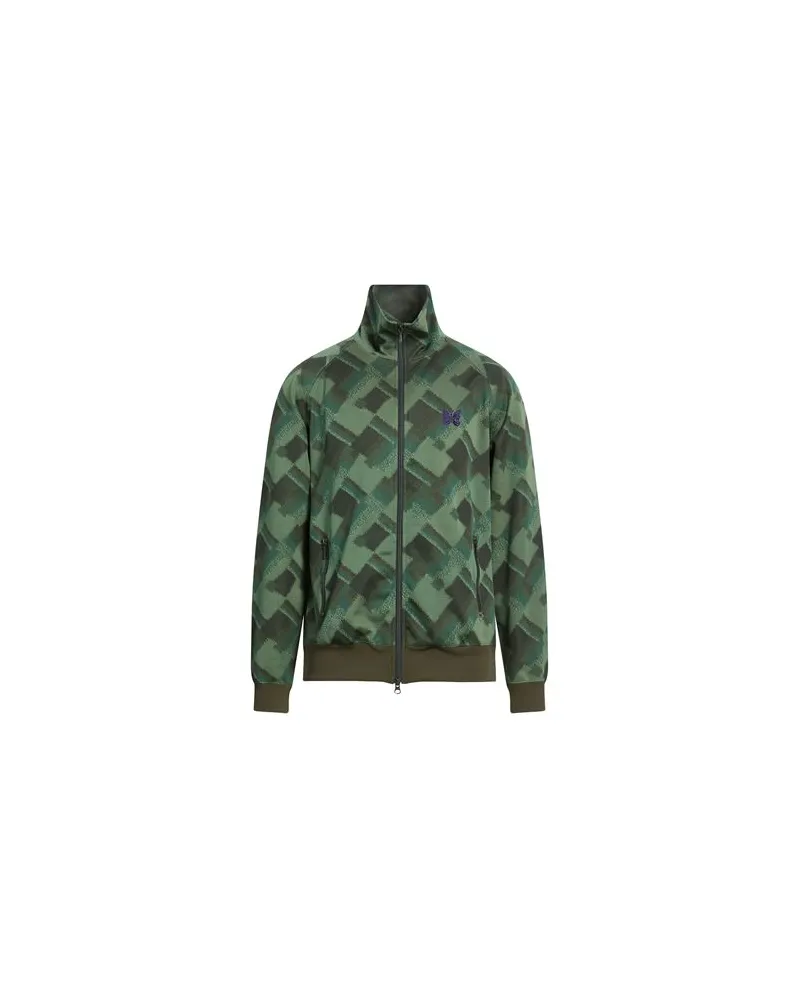 NEEDLES TOPS - Sweatshirtsauf YOOX.COM Militärgrün