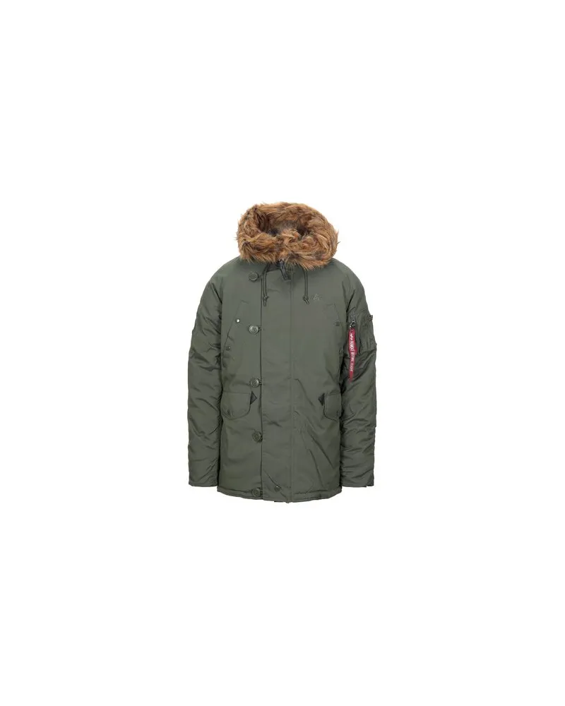 Alpha Industries JACKEN & MÄNTEL - Pufferjacken & Daunenjackenauf YOOX.COM Militärgrün