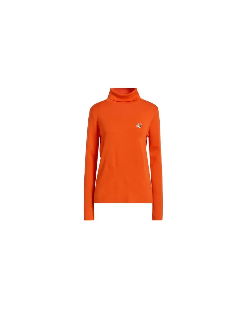 Kitsuné STRICKWAREN - Rollkragenpulloverauf YOOX.COM Orange