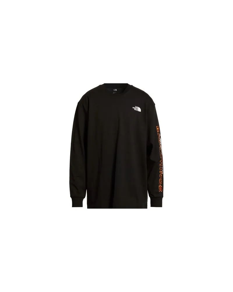 The North Face U LS NSE OVERSIZED TEE  - TOPS - T-shirtsauf YOOX.COM Schwarz