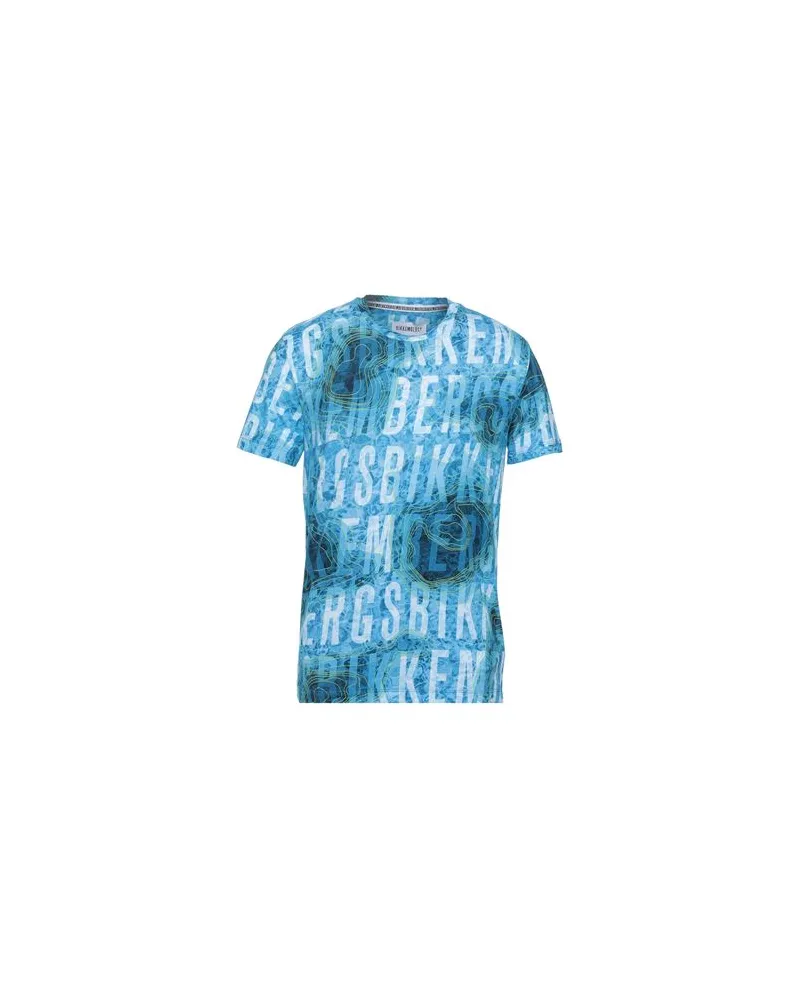Bikkembergs TOPS - T-shirtsauf YOOX.COM Azurblau