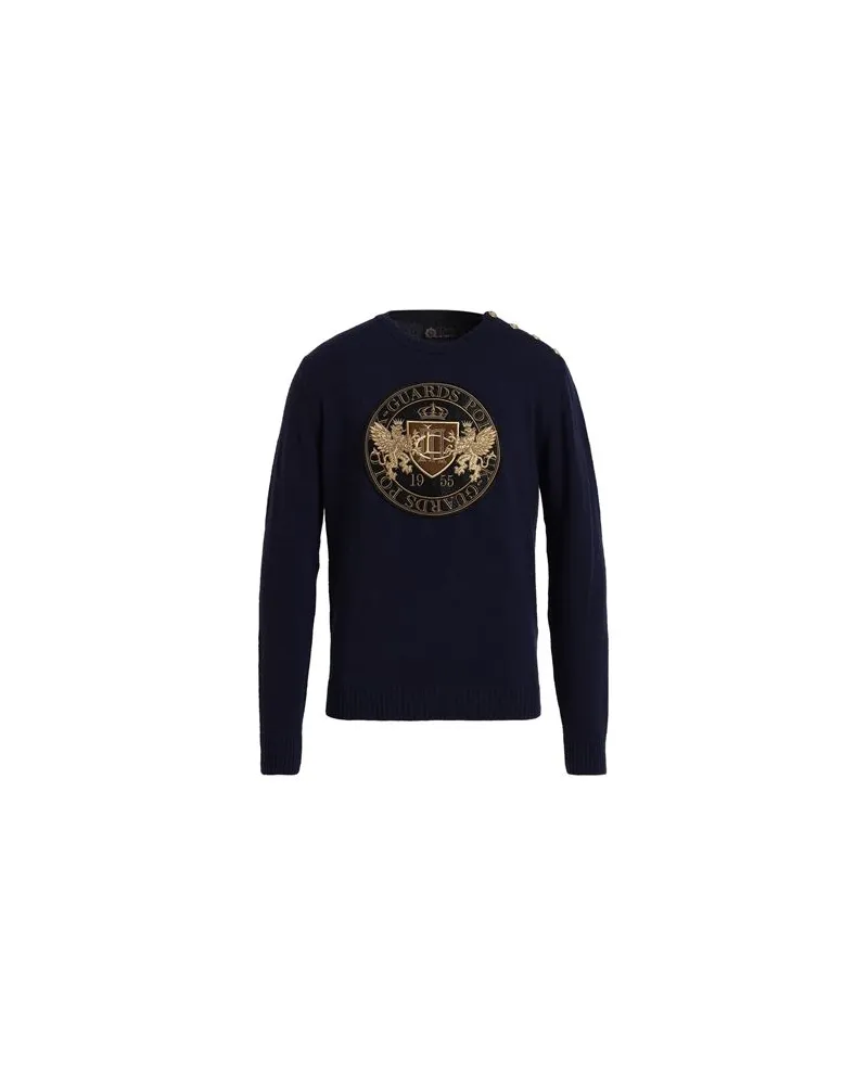 La Martina GUARDS POLO CLUB - STRICKWAREN - Pulloverauf YOOX.COM Marineblau
