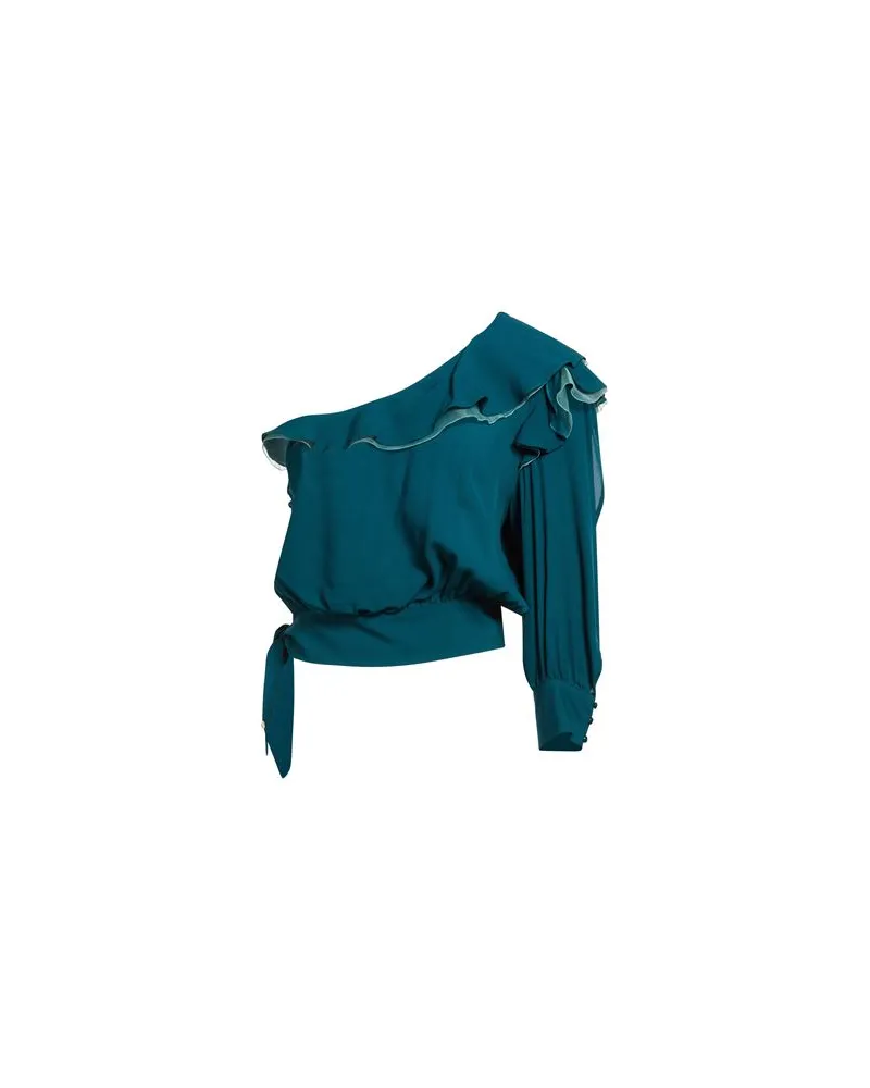 Elisabetta Franchi TOPS - Topsauf YOOX.COM Aquamarin