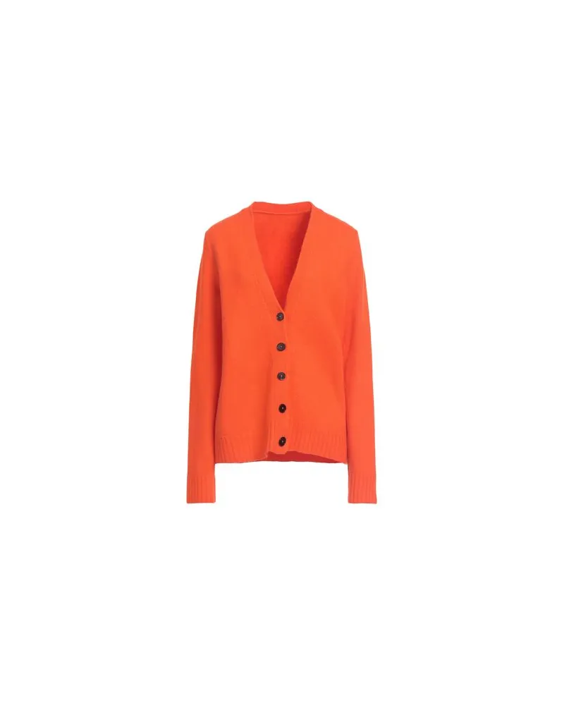 Jil Sander STRICKWAREN - Strickjackenauf YOOX.COM Orange