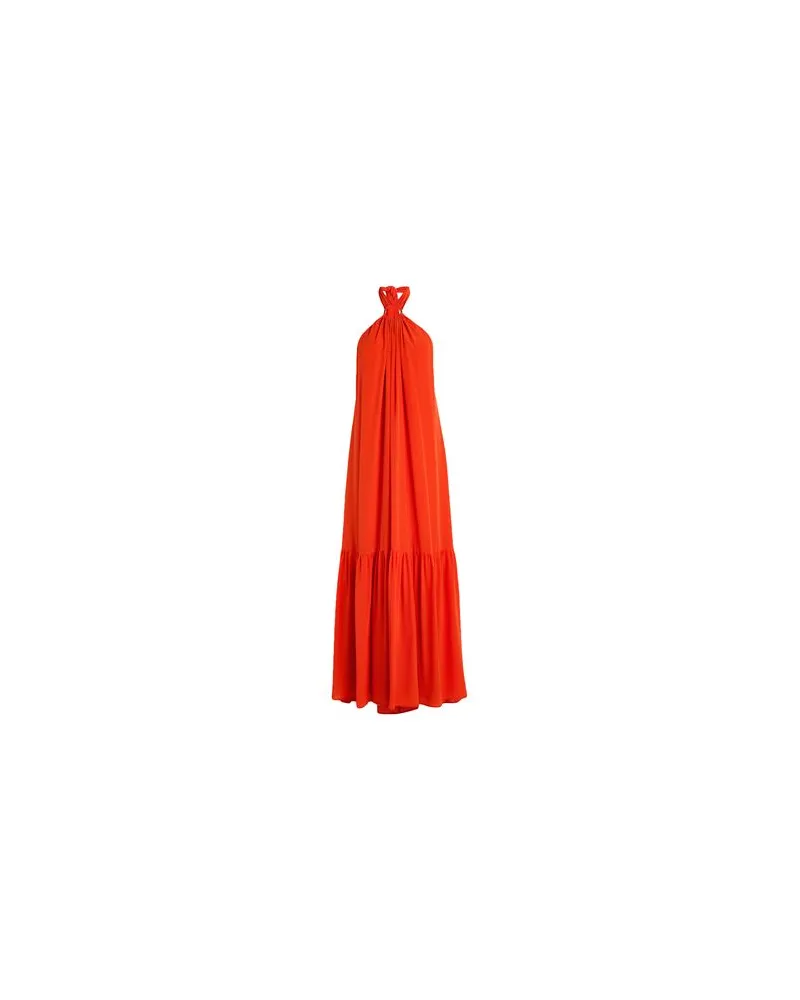 Erika Cavallini KLEIDER - Maxi-Kleiderauf YOOX.COM Tomatenrot