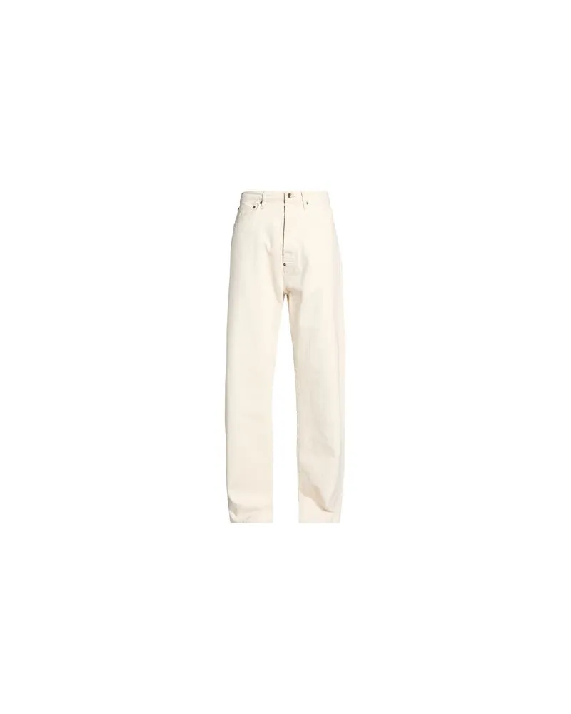 Maison Margiela HOSEN & RÖCKE - Jeanshosenauf YOOX.COM Elfenbein