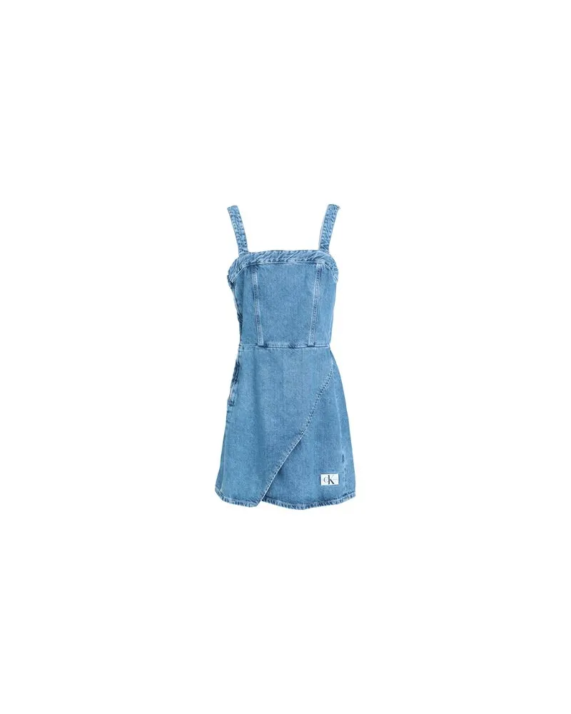 Calvin Klein KLEIDER - Mini-Kleiderauf YOOX.COM Blau